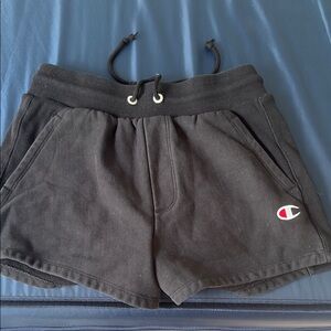 Champion Black Drawstring Shorts